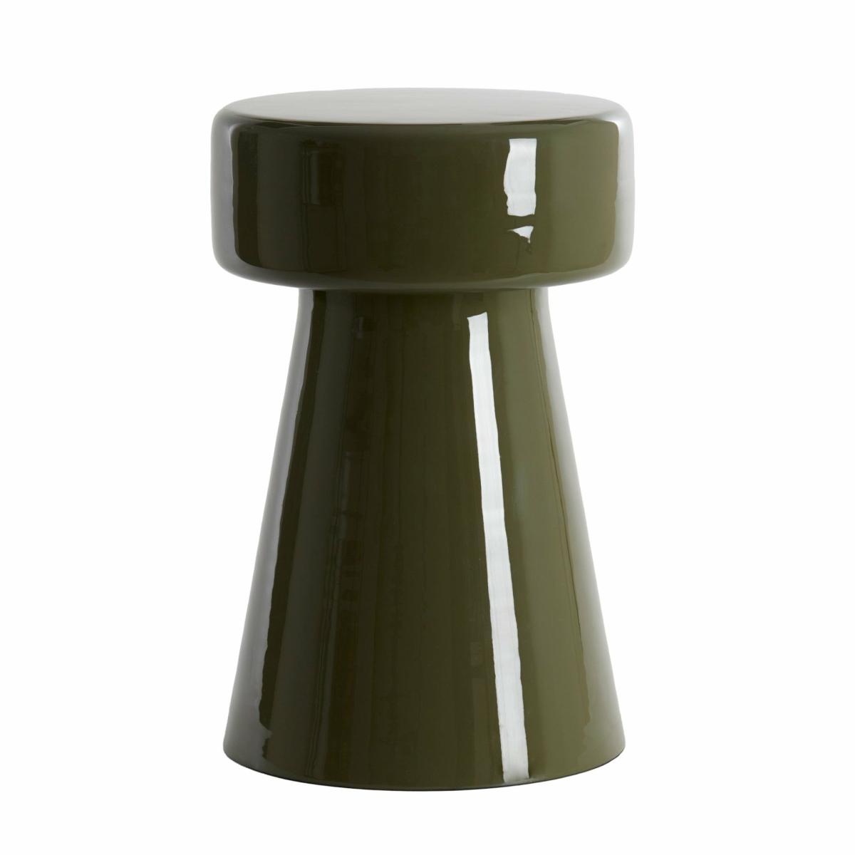 Side tables | Side Table Dakwa, Olive Green, Ø29X47 Cm Furniture Side tables