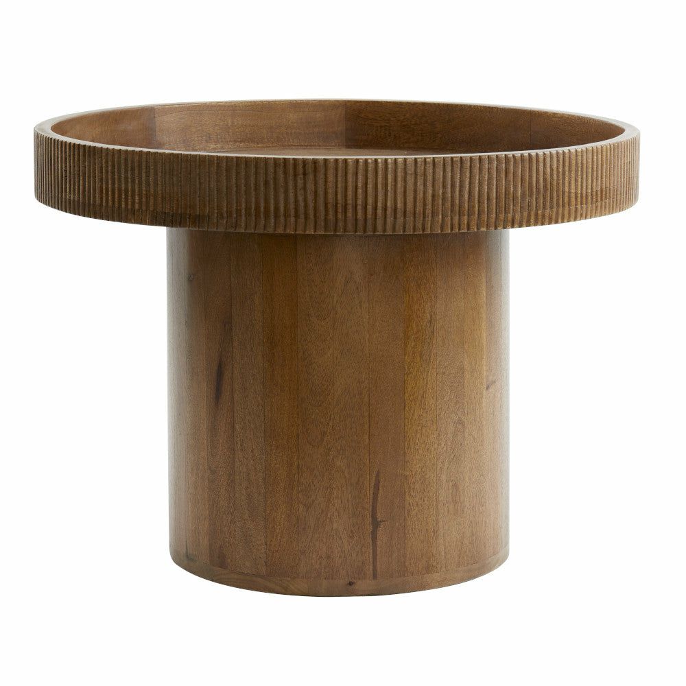 Side tables | Side Table Kalomo Ø60X44Cm Wood Dark Brown Furniture Side tables