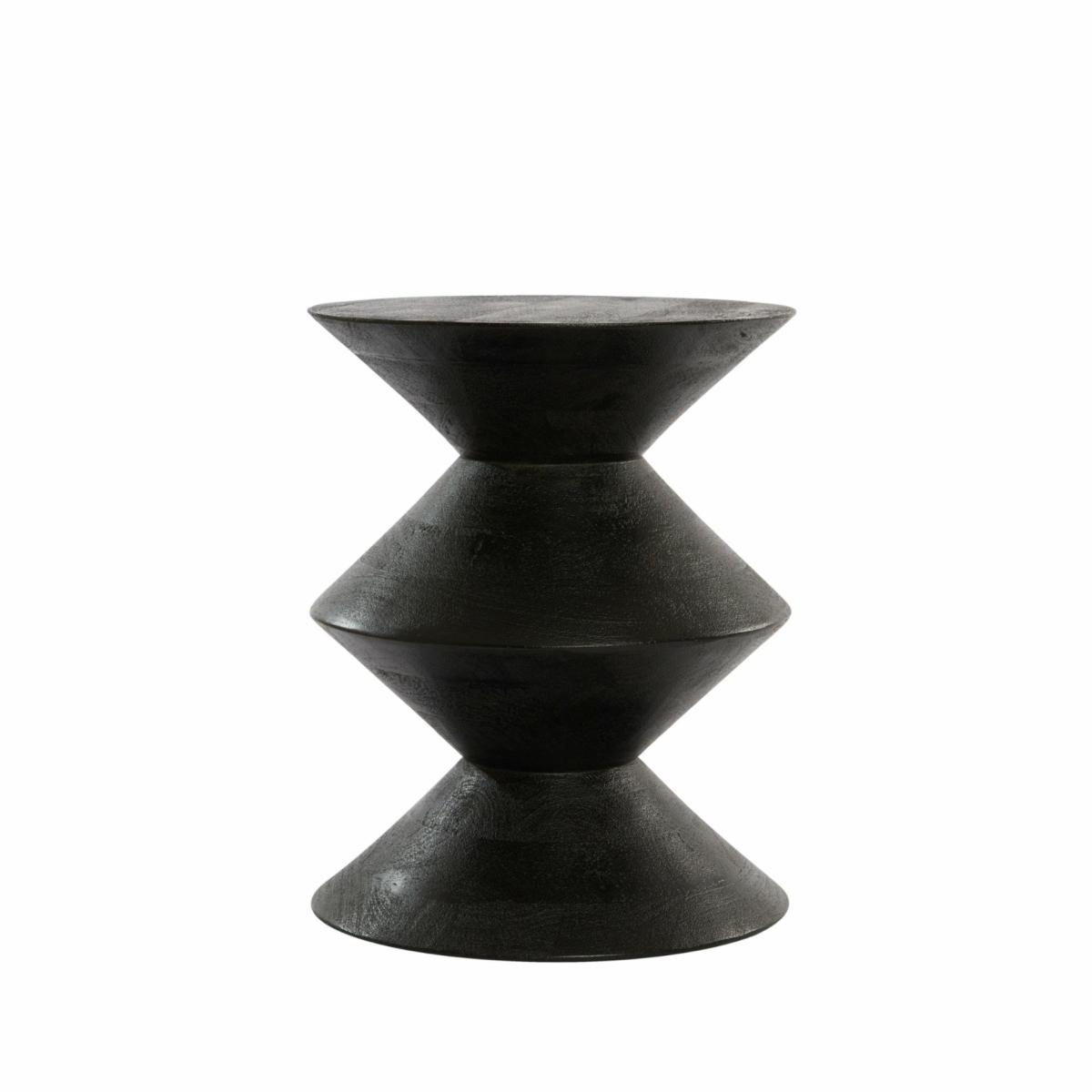 Side tables | Side Table Larus Mango Wood, Matt Black Furniture Side tables