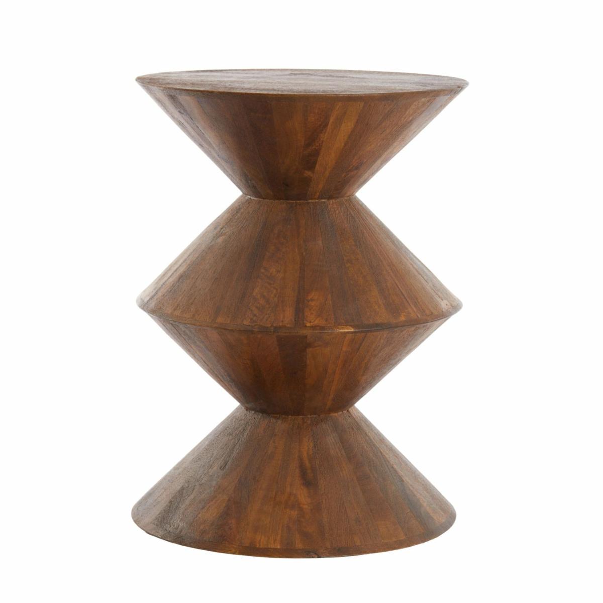 Side tables | Side Table Larus Mango Wood Oiled Ø45X60 Cm Furniture Side tables