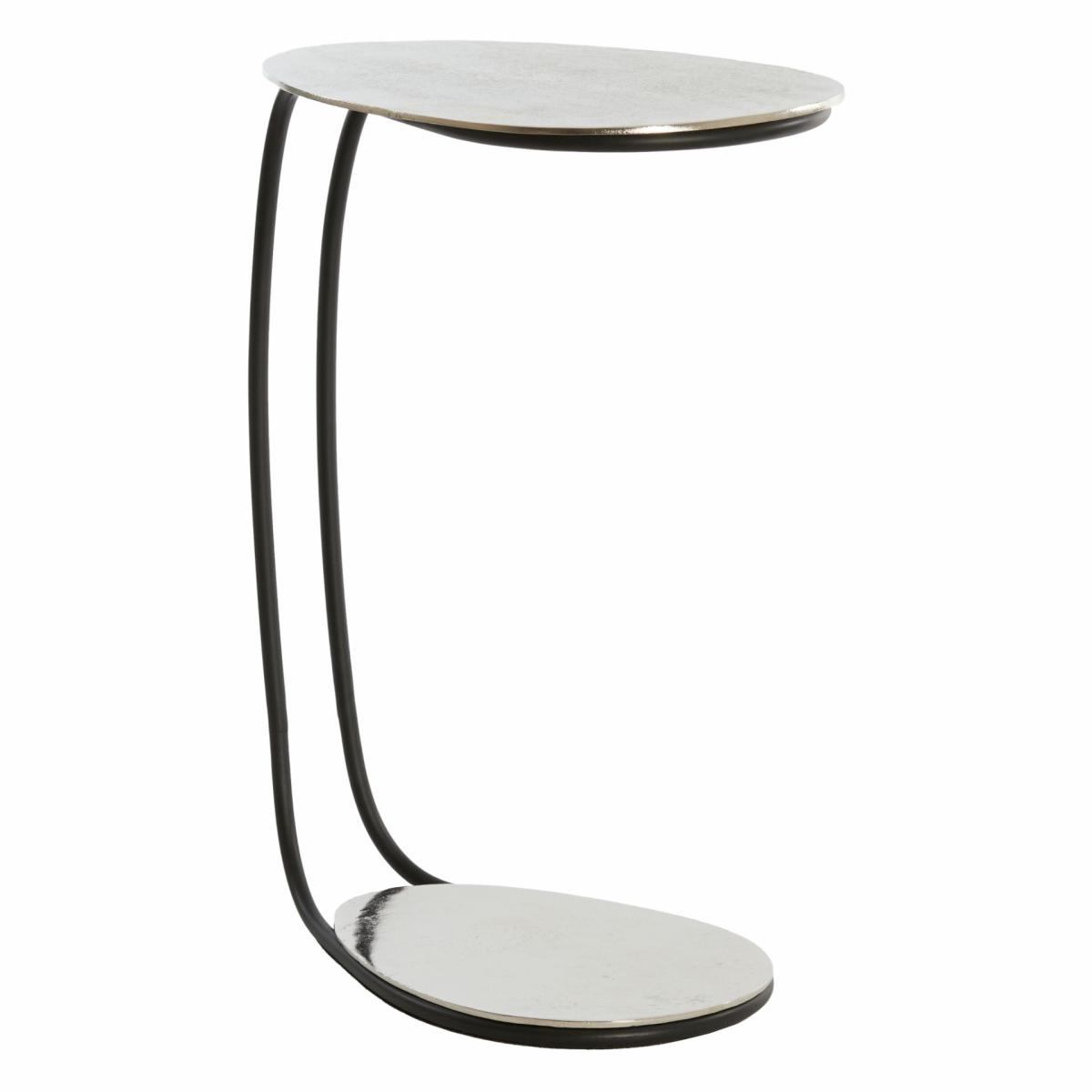 Side tables | Side Table Marsh Nickel/Black 43X27X53 Cm Furniture Side tables