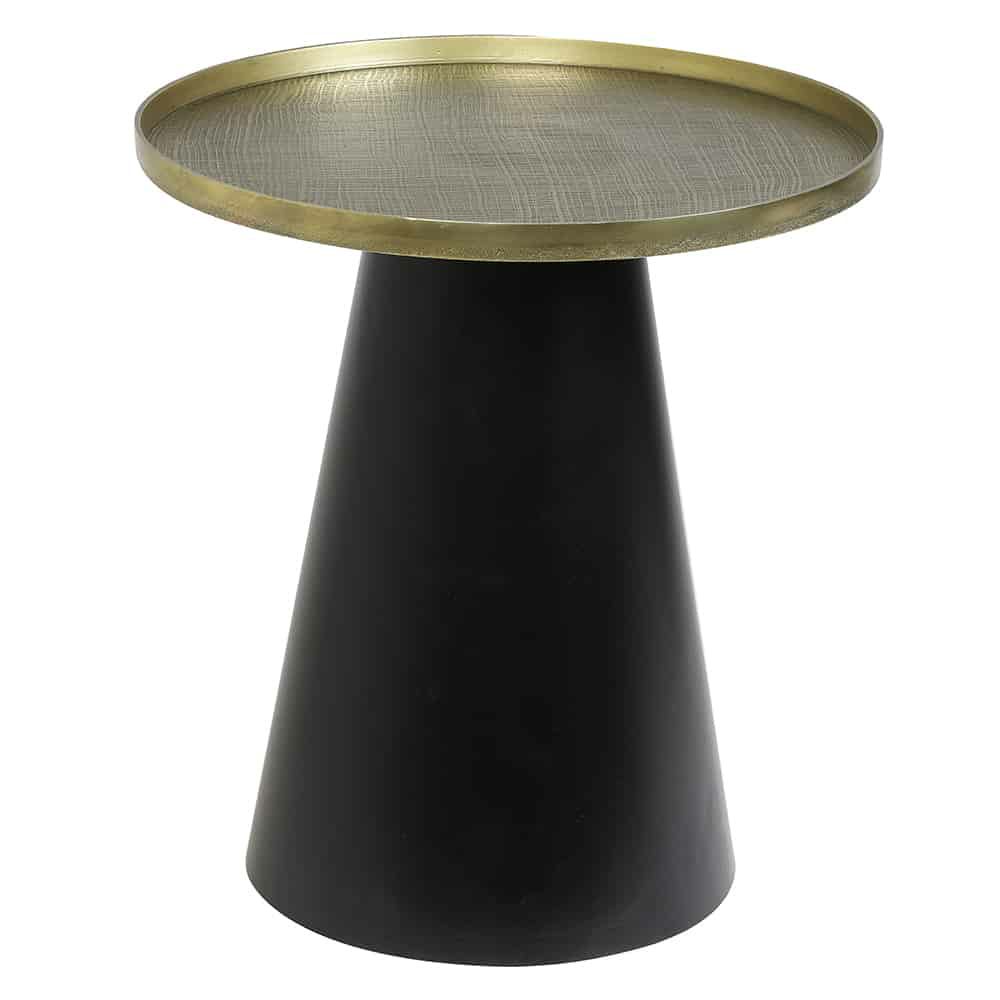 Side tables | Side Table Popeta Antique Bronze Ø50X55Cm Furniture Side tables