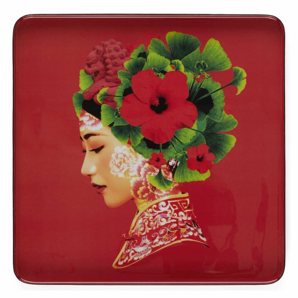 trays | Carré Lotus Tray 30 X 30 Cm Home Accessories trays