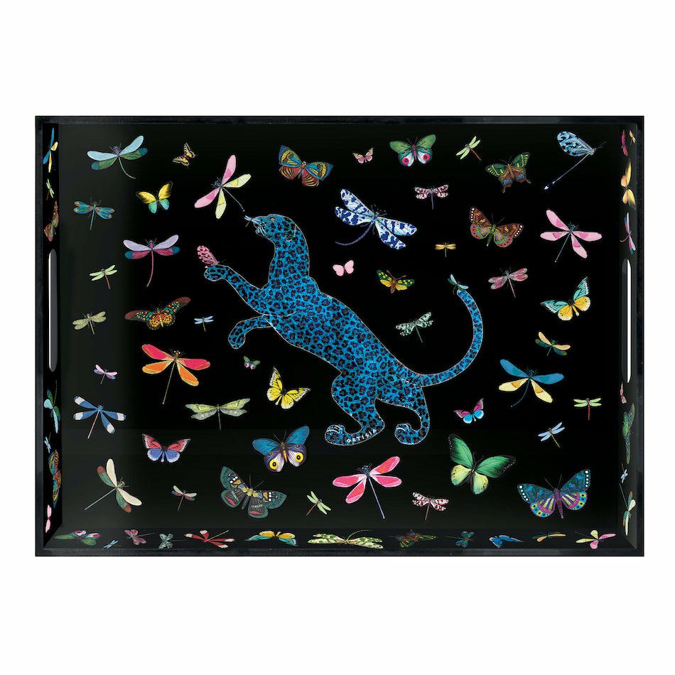 trays | Lacquer Tray Dragonflies 30 X 40 Cm Home Accessories trays