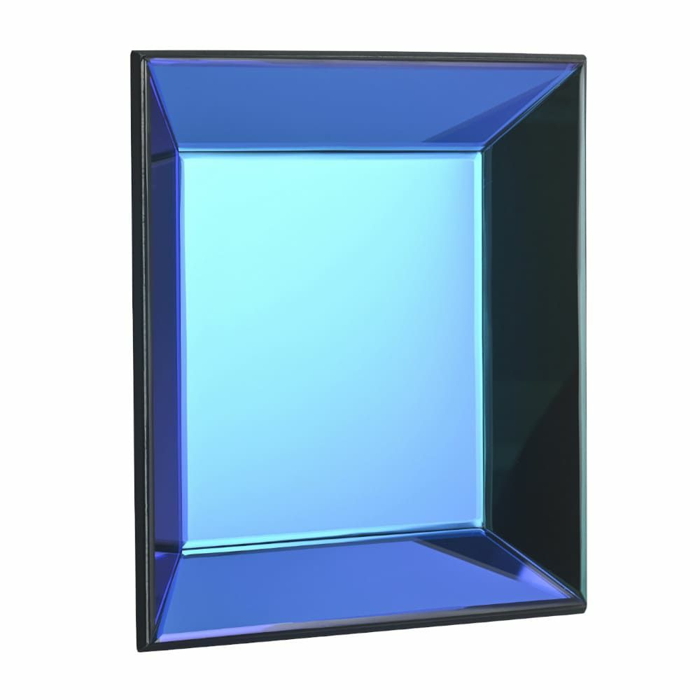 trays | Mirror Tray Wall Decoration Miroir Blue Square Home Accessories trays