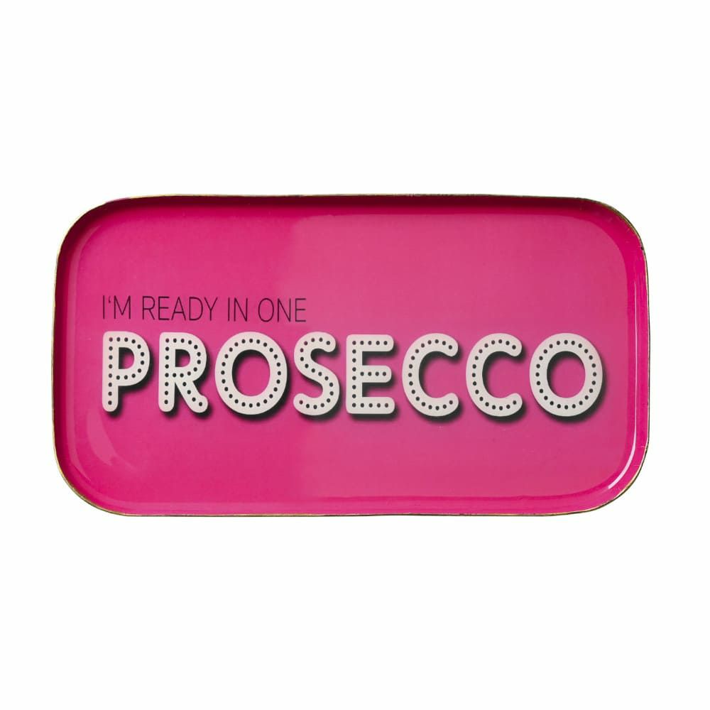 trays | Rectangular Decorative Tray Prosecco Pink 21.6X0.9X11.6Cm Home Accessories trays