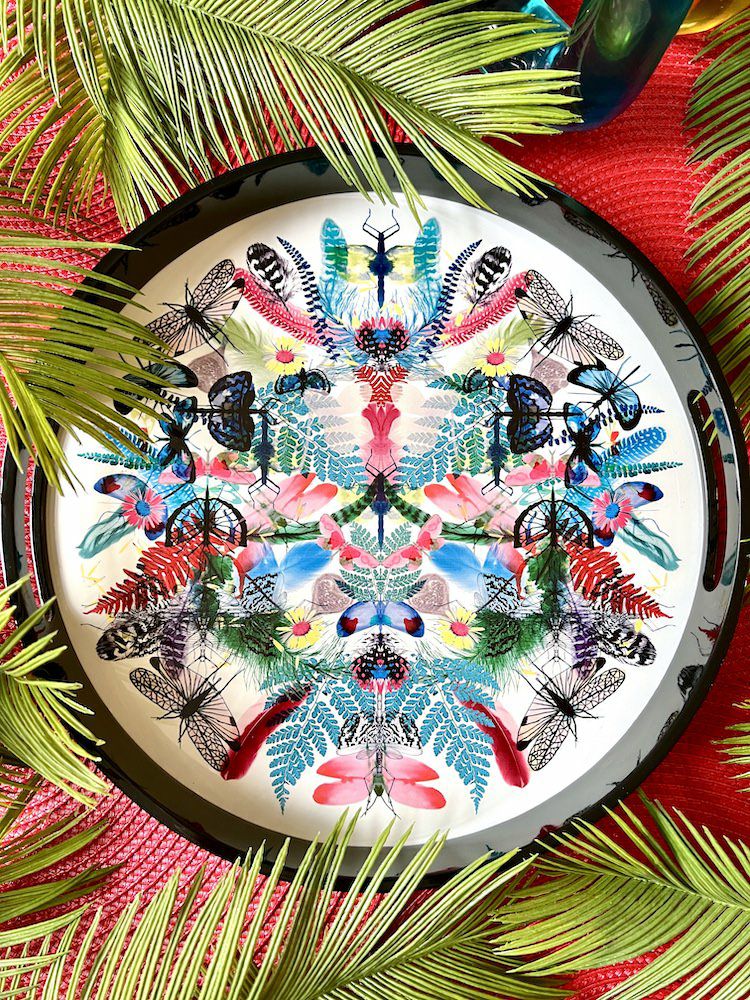 trays | Round Lacquer Tray Collection Caribe Home Accessories trays