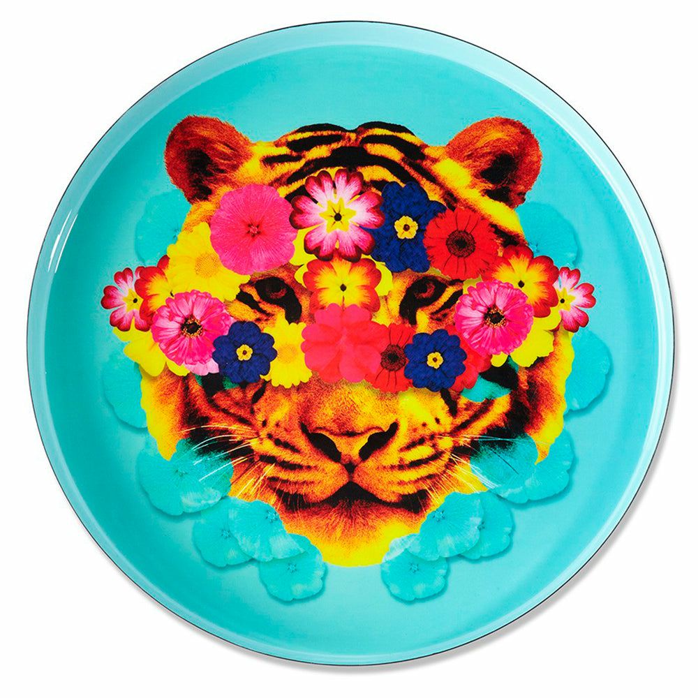 trays | Tray ‘Masktiger’ Ø33Cm Home Accessories trays