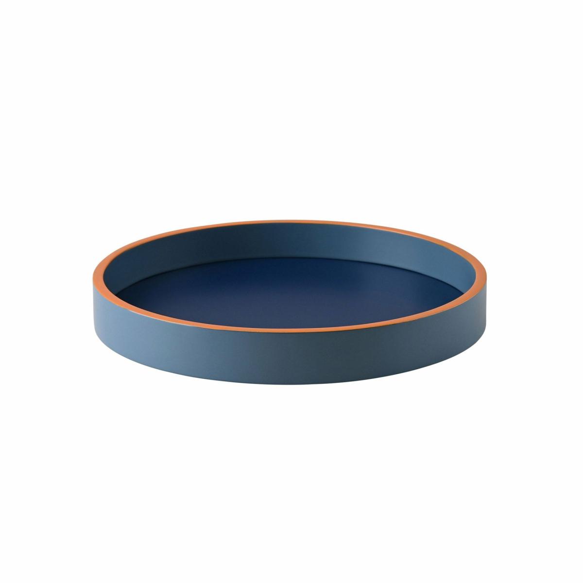 trays | Tray Spa Ø20Cm In Blue & Orange Home Accessories trays