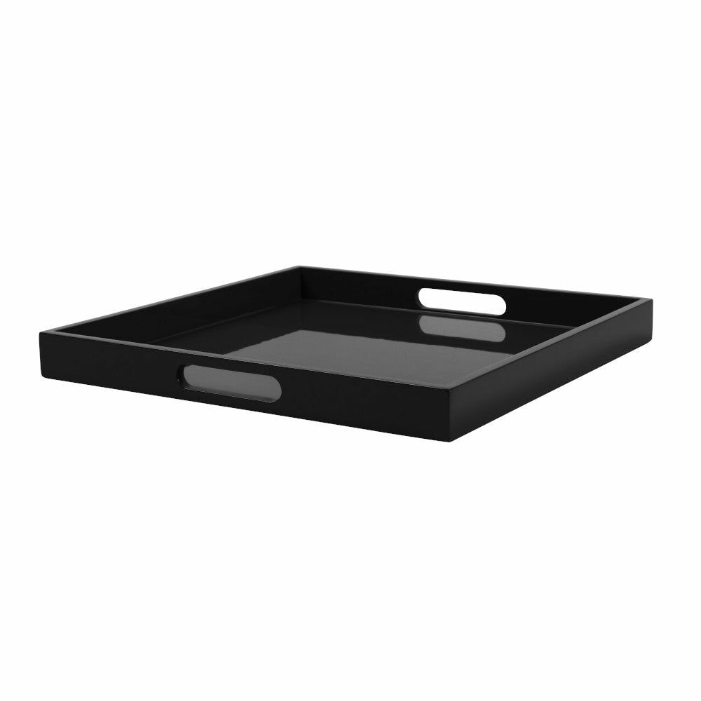 trays | Tray Spa M Black 40.4X40.4X4Cm Home Accessories trays