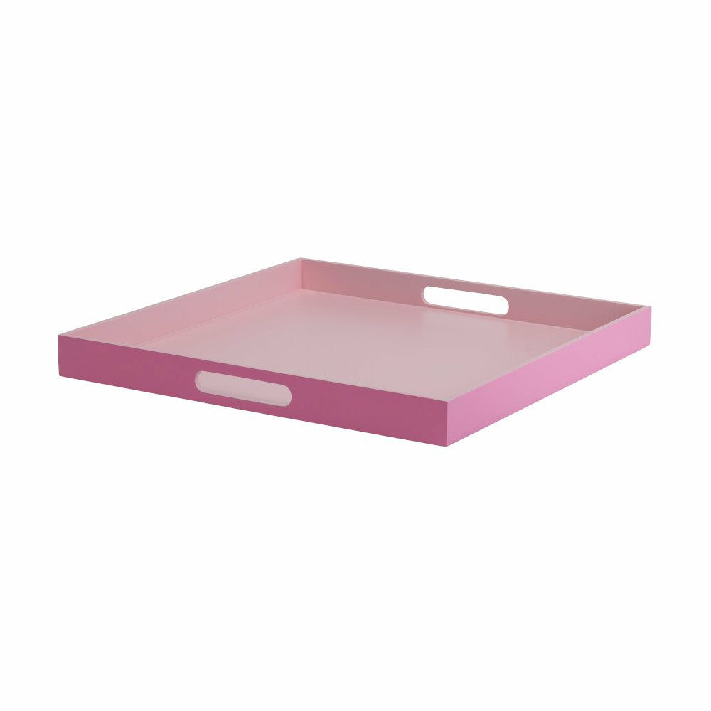 trays | Tray Spa M Pink-Pink 40.4X40.4Cm Home Accessories trays