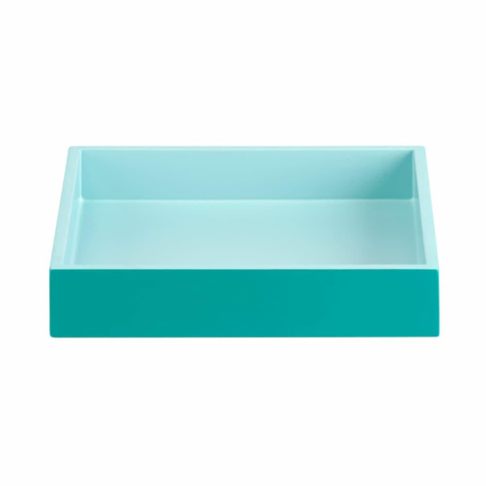 trays | Tray Spa Shiny Blue S Square 19X19X3.5Cm Home Accessories trays