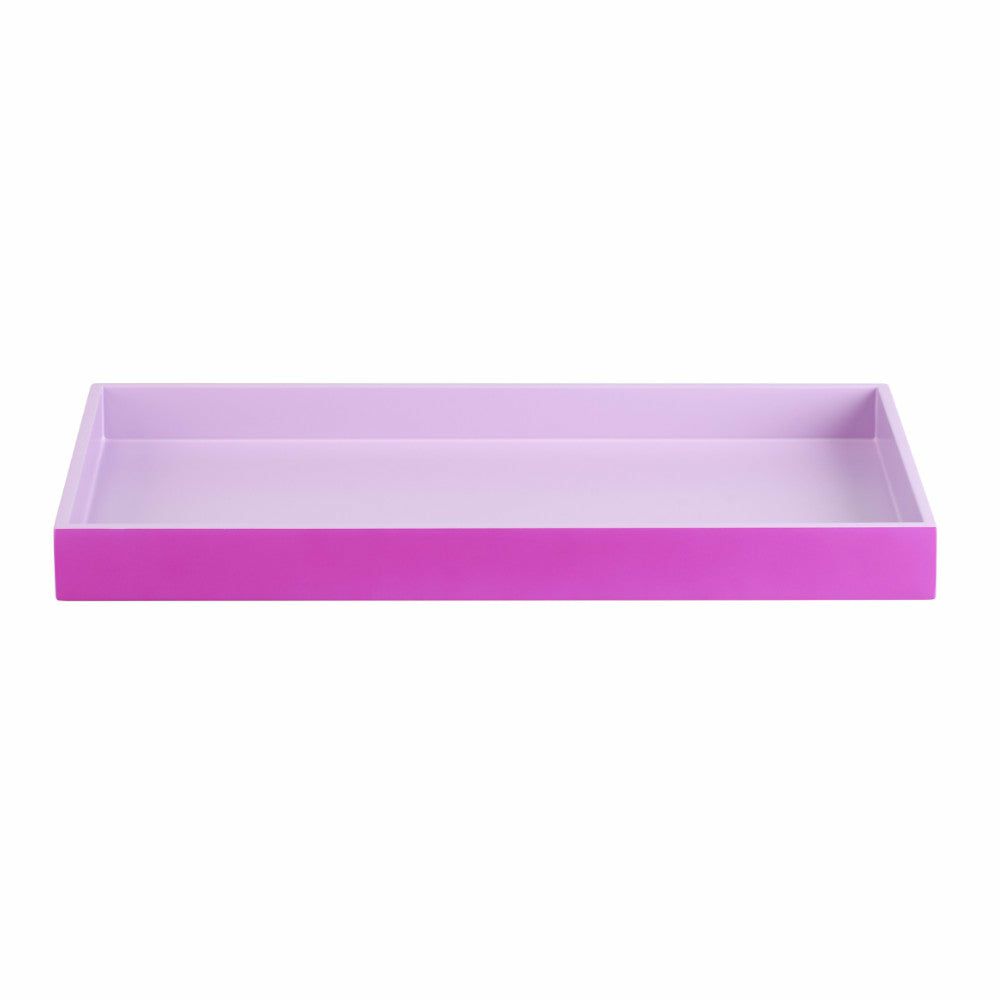 trays | Tray Spa Shiny Purple S Rectangular 40.4X21X3.5Cm Home Accessories trays