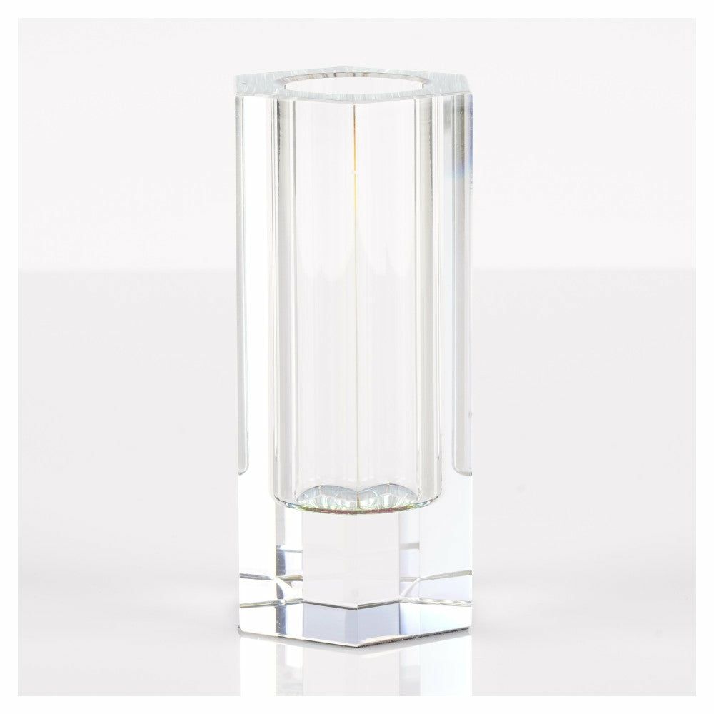 Vases | Crystal Glass Vase Dioptrics Transparent, Rainbow H12Cm Home Accessories Vases