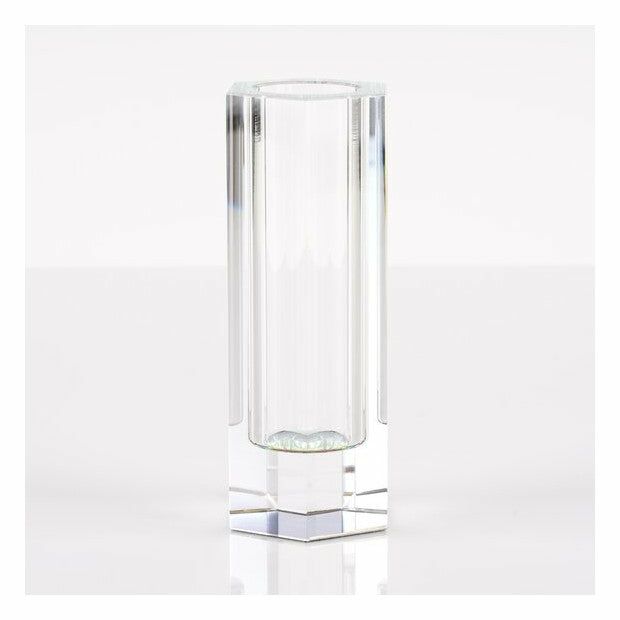 Vases | Crystal Glass Vase Dioptrics Transparent, Rainbow H14Cm Home Accessories Vases