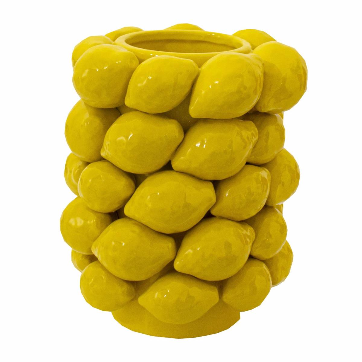 Vases | Lemon Vase All Lemons Yellow Ø21 X25 Cm Home Accessories Vases