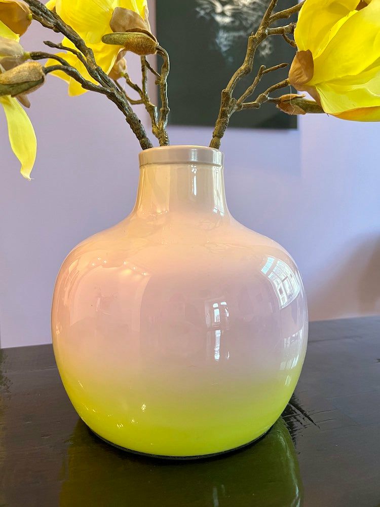 Vases | Round Vase Saigon Pink-Orange-Lilac Ø18 Cm Home Accessories Vases