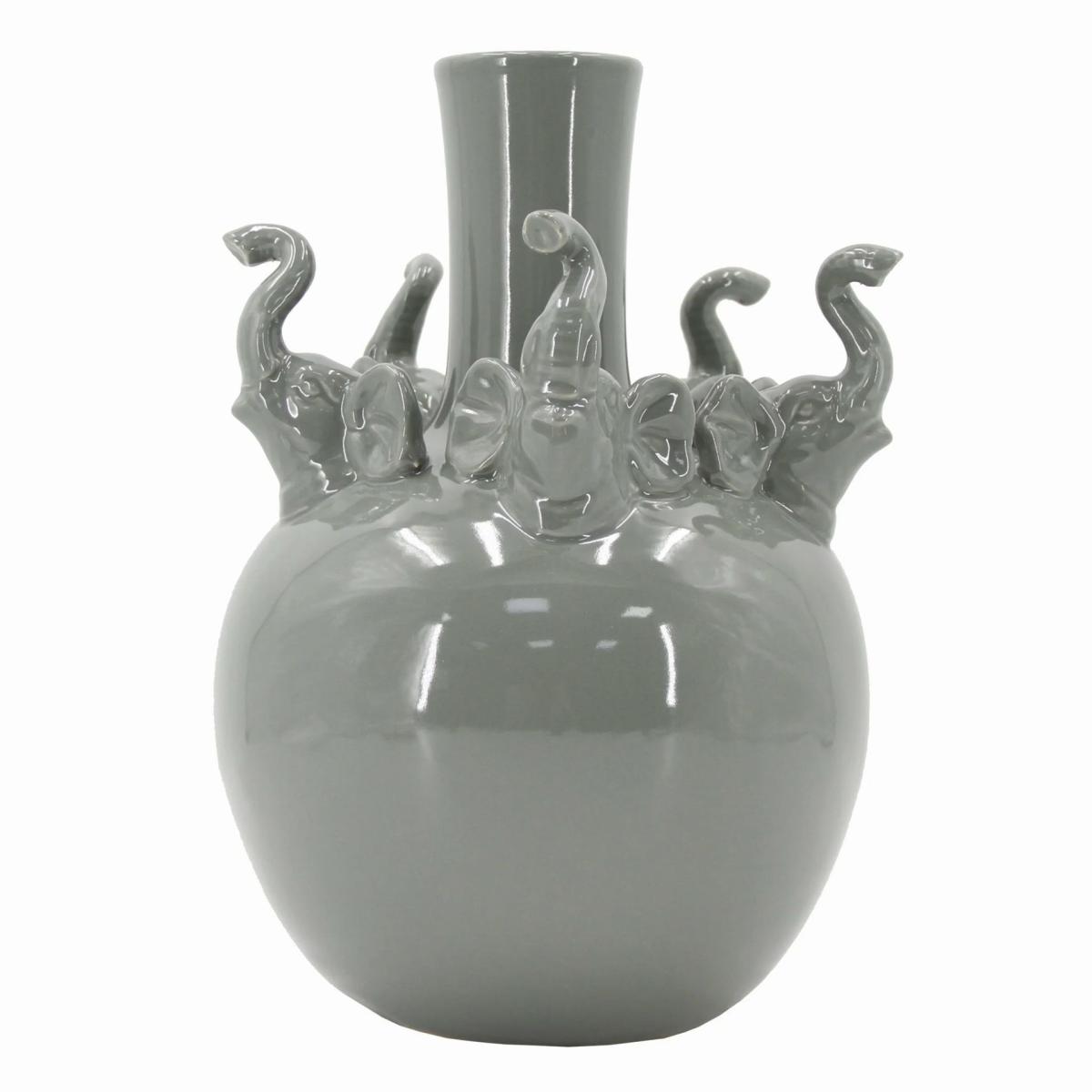 Vases | Vase All Elephants Grey Home Accessories Vases