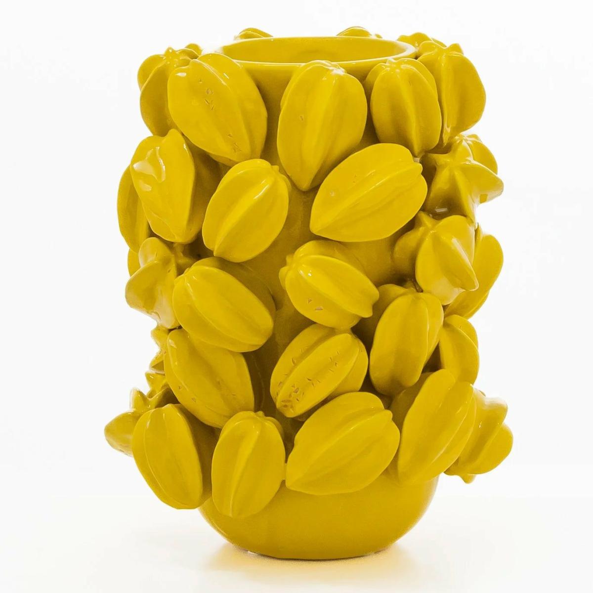 Vases | Vase All Star Fruit Yellow Ø 28 X H36 Cm Home Accessories Vases