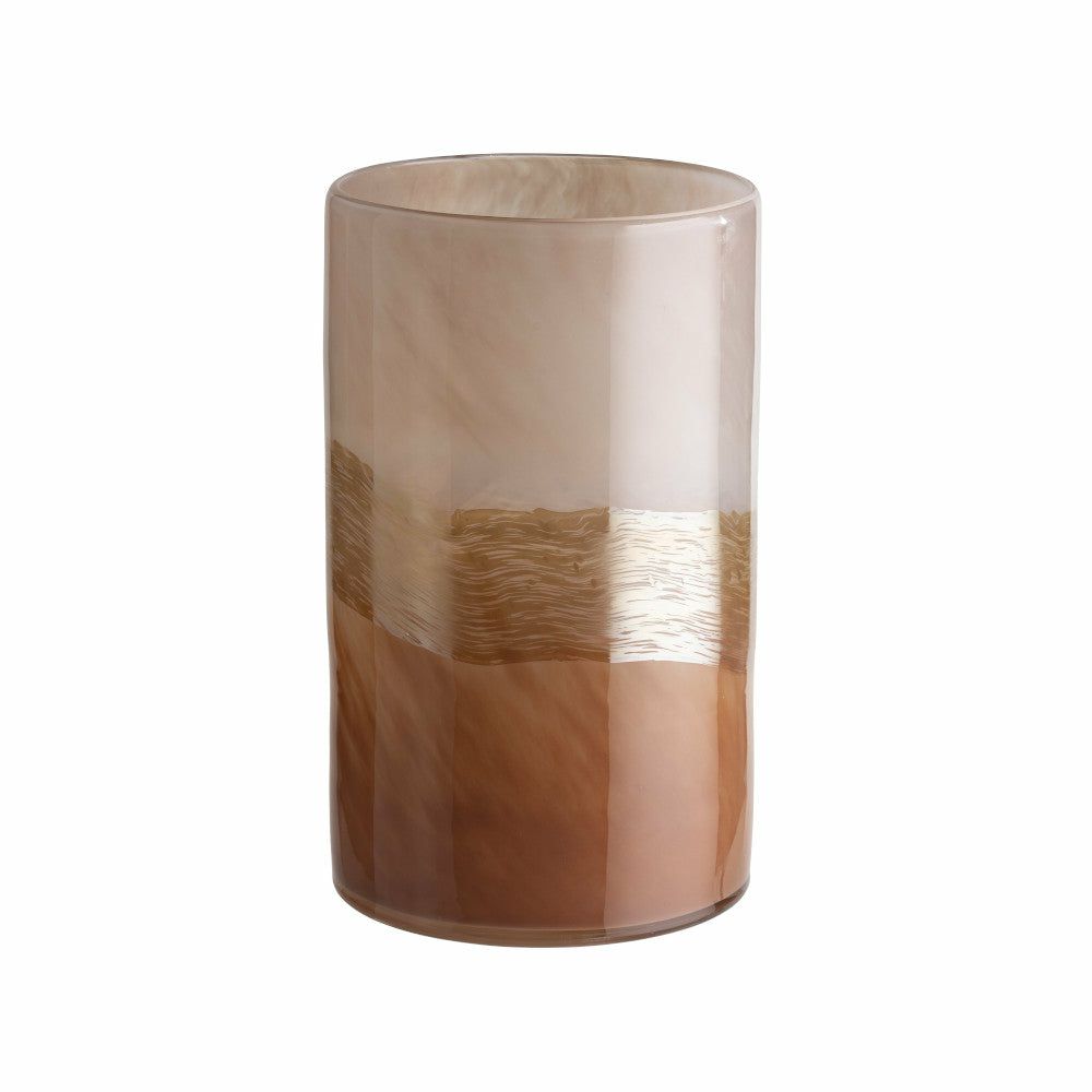 Vases | Vase Linen Beige-Rosé H30Cm Home Accessories Vases