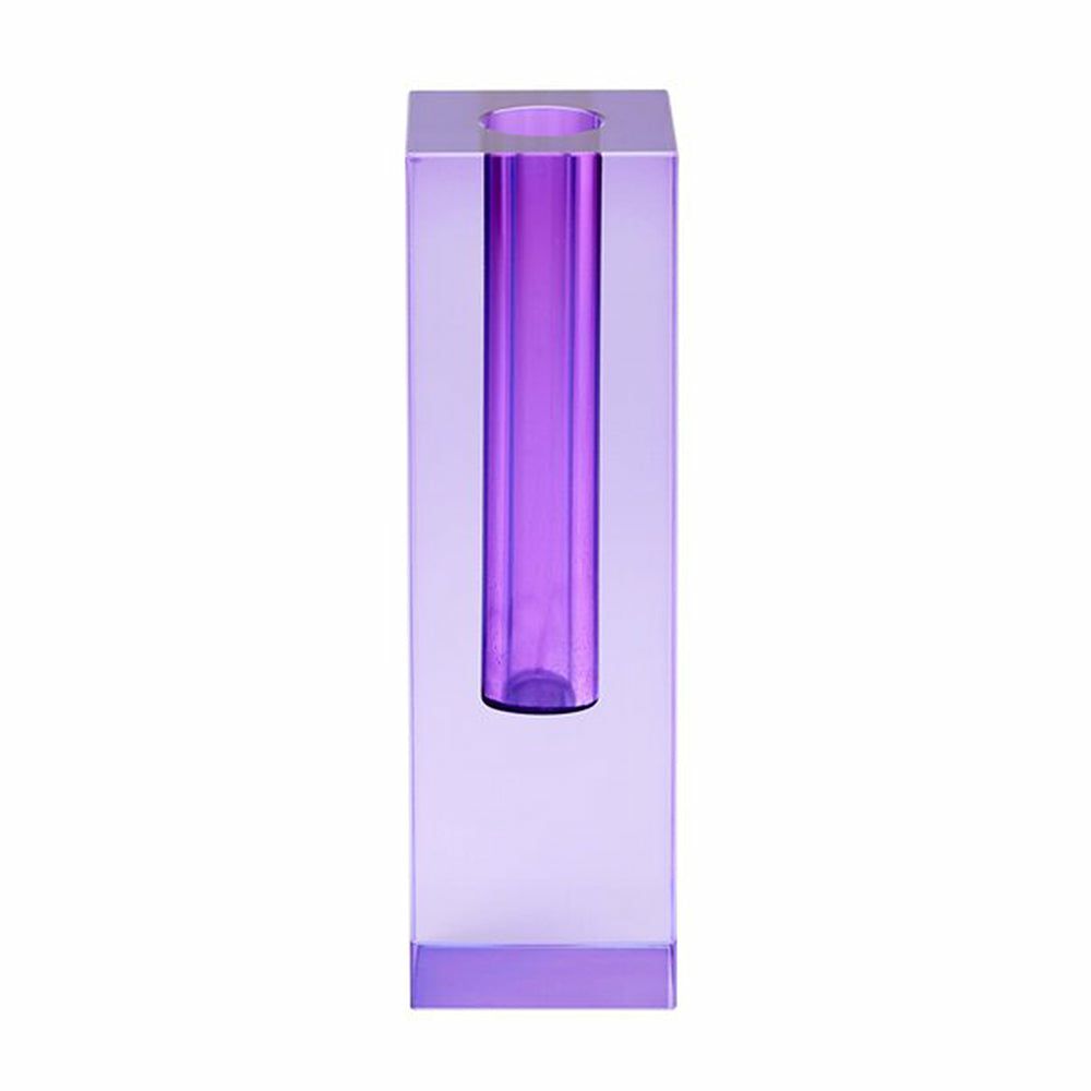 Vases | Vase Sari Crystal Glass In Purple H19.5Cm Home Accessories Vases