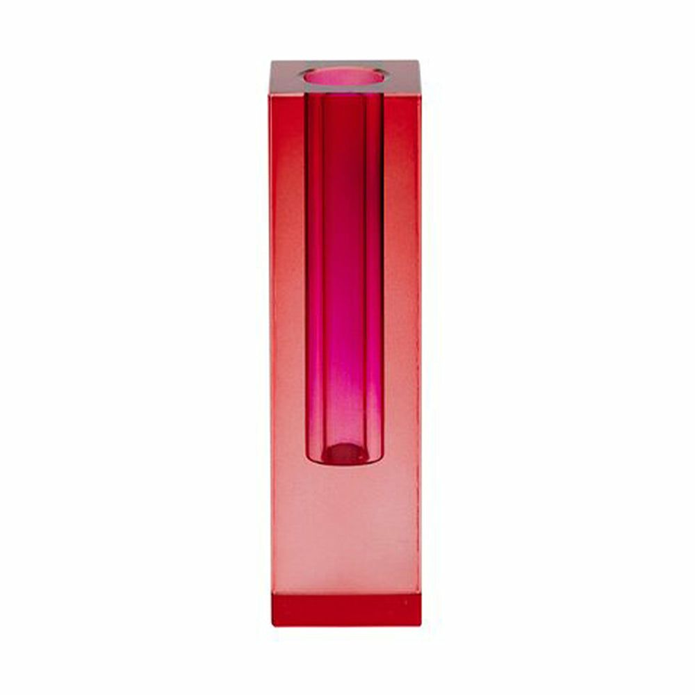 Vases | Vase Sari Crystal Glass In Red, Purple H14Cm Home Accessories Vases