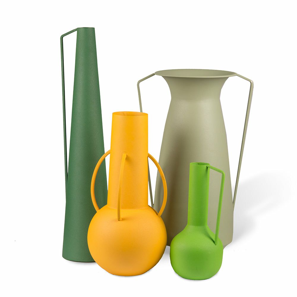 Vases | Vase Set Roman Bright Green Tones Home Accessories Vases