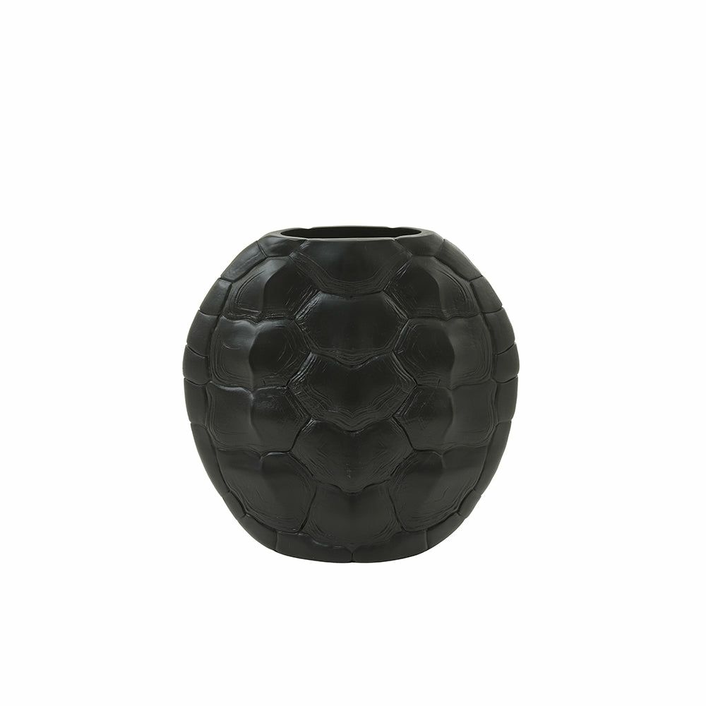 Vases | Vase Turtle In Matt Black 29.5X8X30 Cm Home Accessories Vases