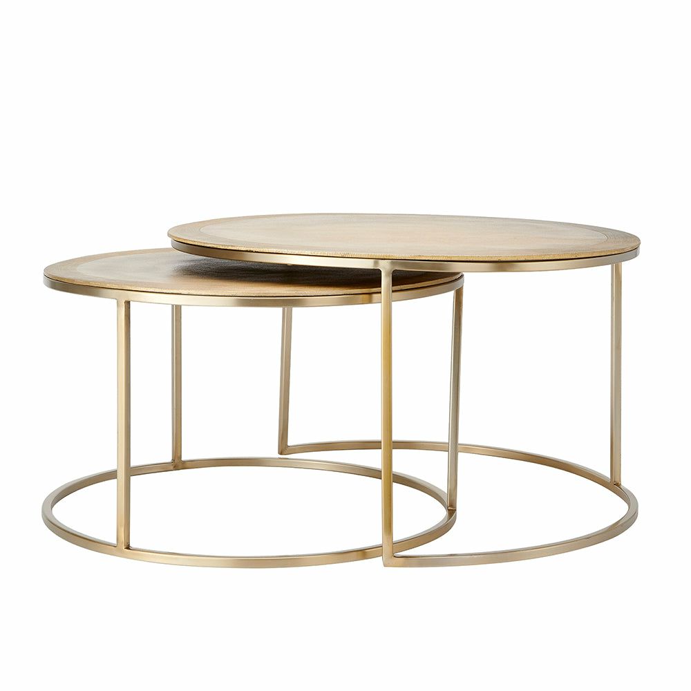 Coffee tables | Talca Coffee Table In Gold, Set Of 2 Coffee tables Coffee tables